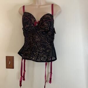 NWT ADORE ME LACE CORSET GATHER BELT SIZE‎ 38DD
